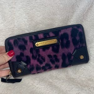 Juicy Couture Purple Leopard Wallet